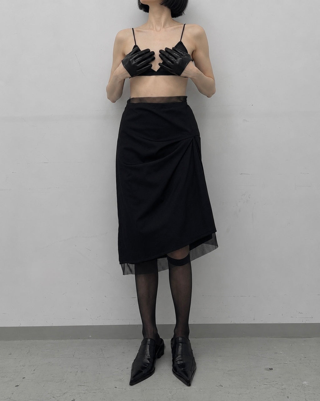 EDGE MIDI SKIRT